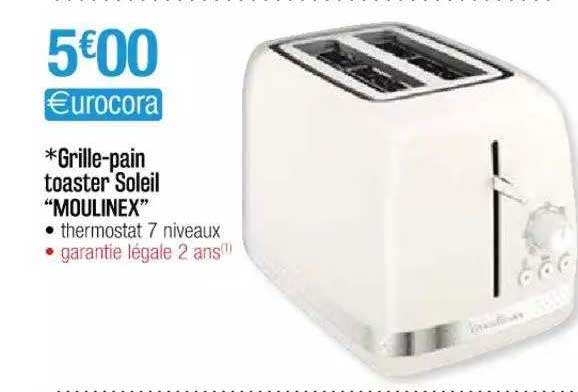 Grille-pain Toaster Soleil "moulinex"