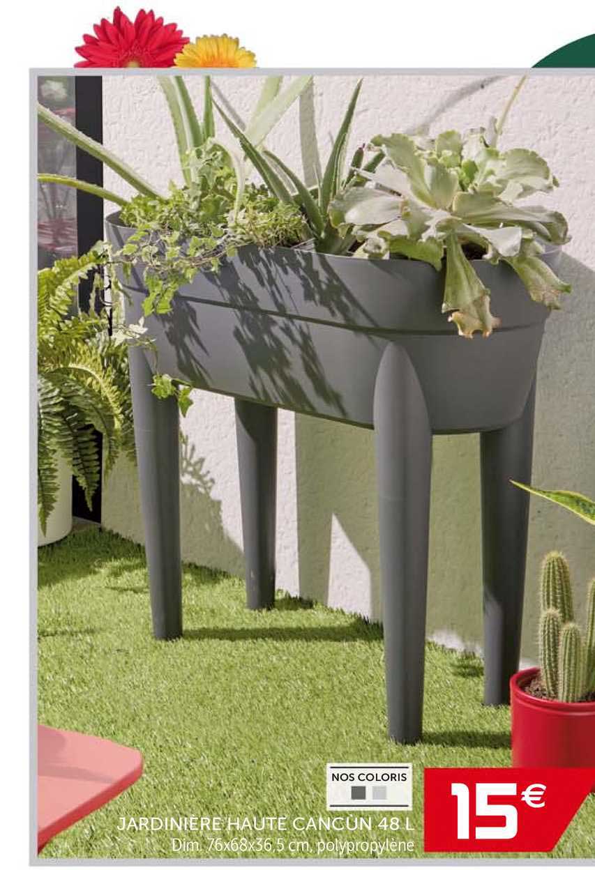 jardinière haute cancun 48 l