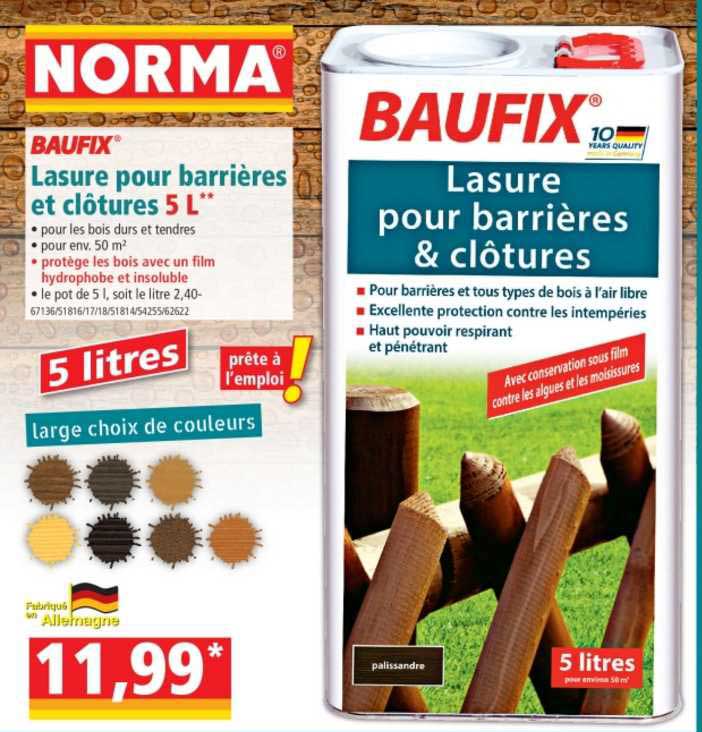 lasure pour barrières et clôtures beaufix
