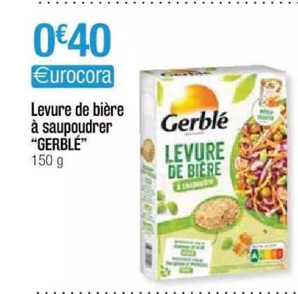 levure de bière à saupoudrer "gerblé"