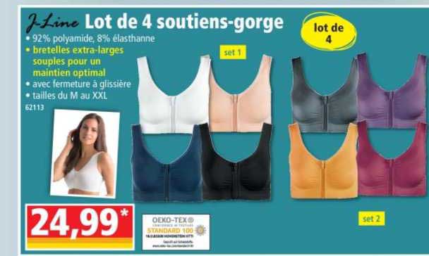 Lot De 4 Soutiens-gorge
