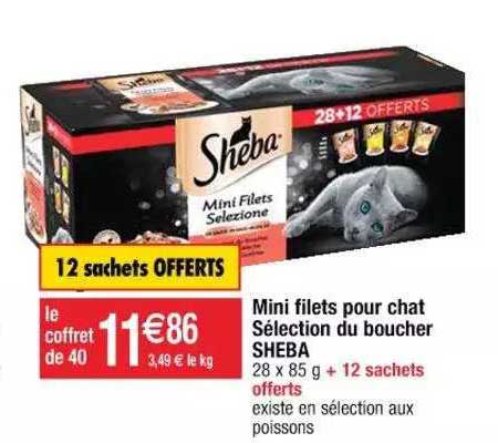 Mini Filets Pour Chat Sélection Du Boucher Sheba