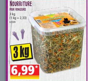 nourriture pour rongeurs