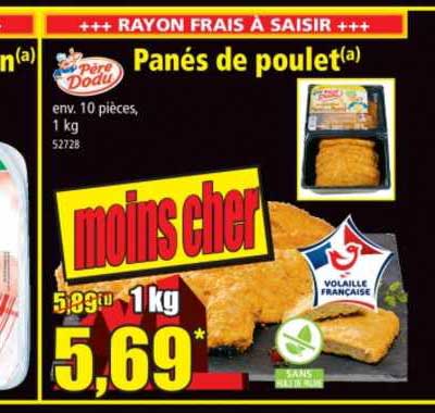 Panés De Poulet Père Dodu