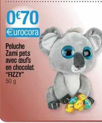 Peluche Zami Pets Avec Oeufs En Chocolat "fizzy"
