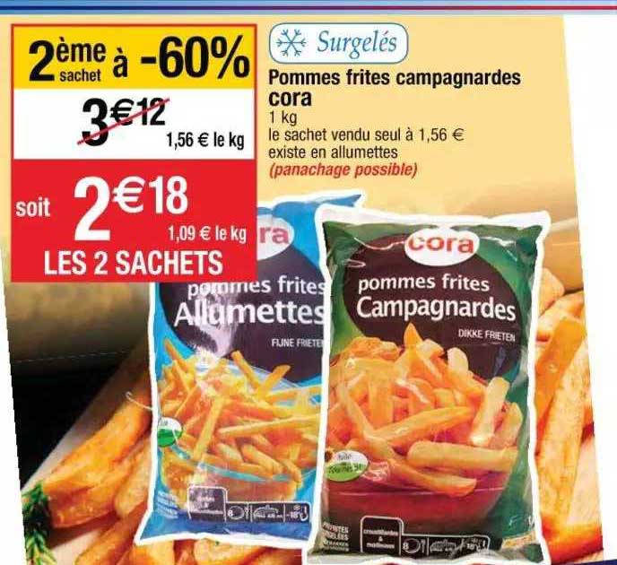 Pommes Frites Campagnardes Cora