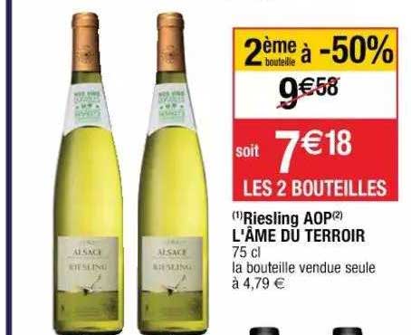 Riesling Aop L'âme Du Terroir