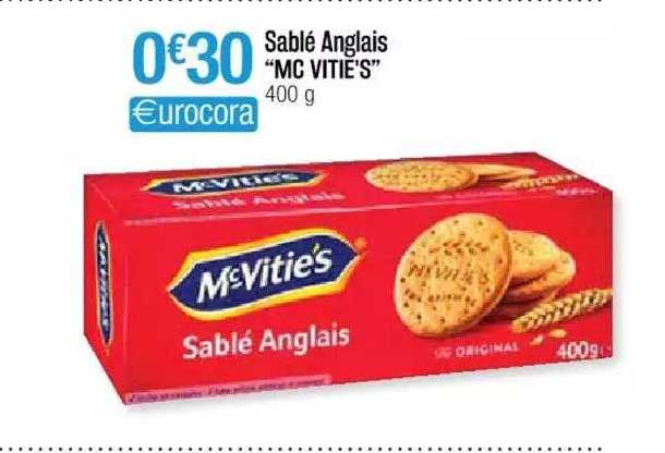 Sablé Anglais "mc Vitie's"