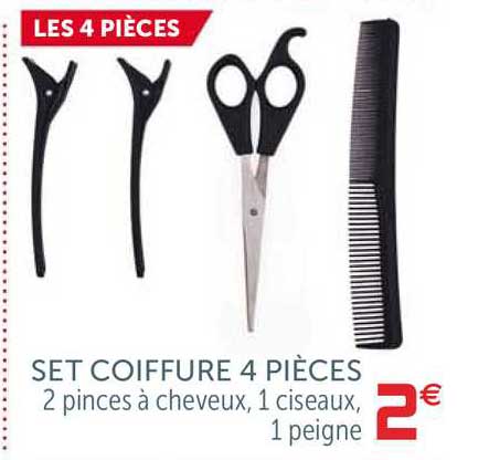 set coiffure 4 pièces