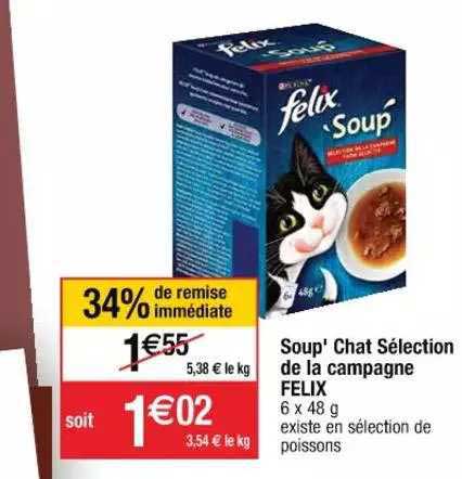 soup' chat sélection de la campagne felix