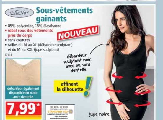 sous-vêtements gainants ellenor