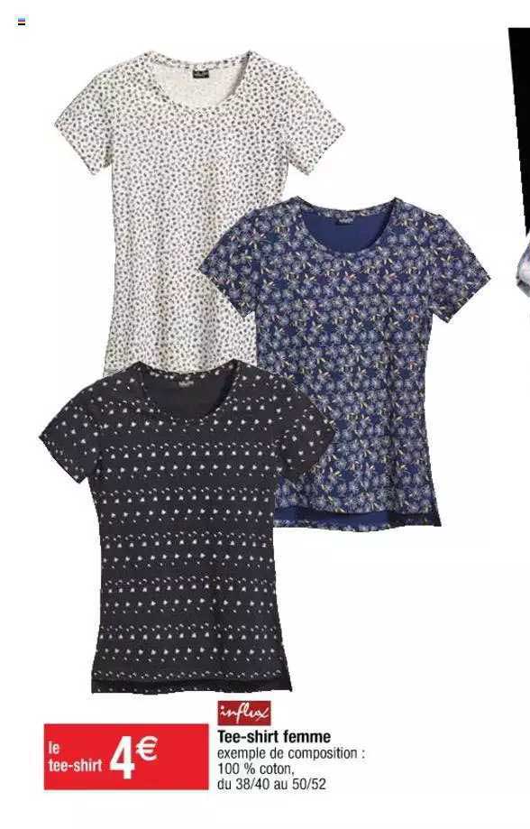 tee-shirt femme influx