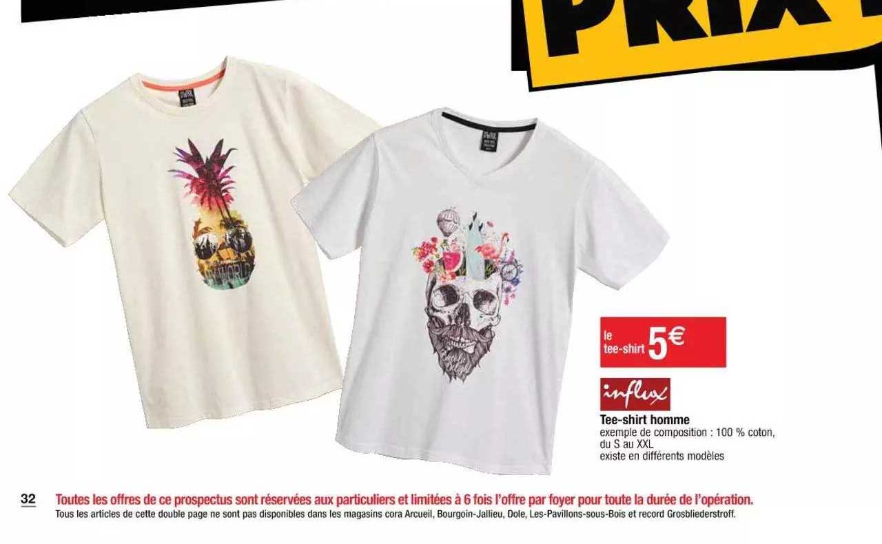 tee-shirt homme influx