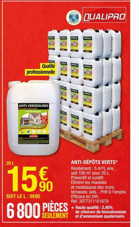 anti-dépôts verts qualipro