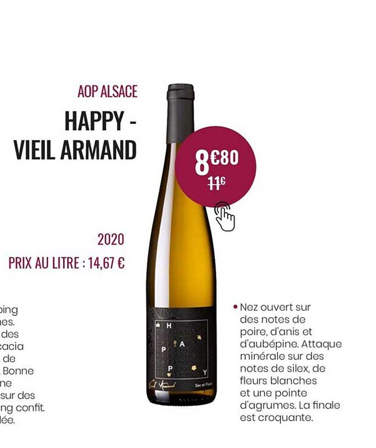 aop alsace happy - vieil armand 2020