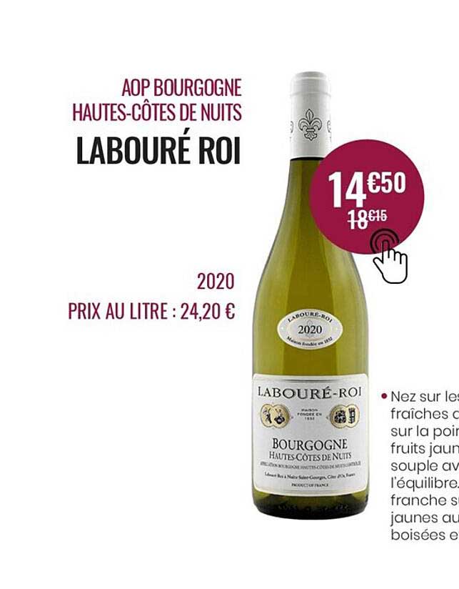 aop bourgogne hautes-côtes de nuits labouré roi 2020