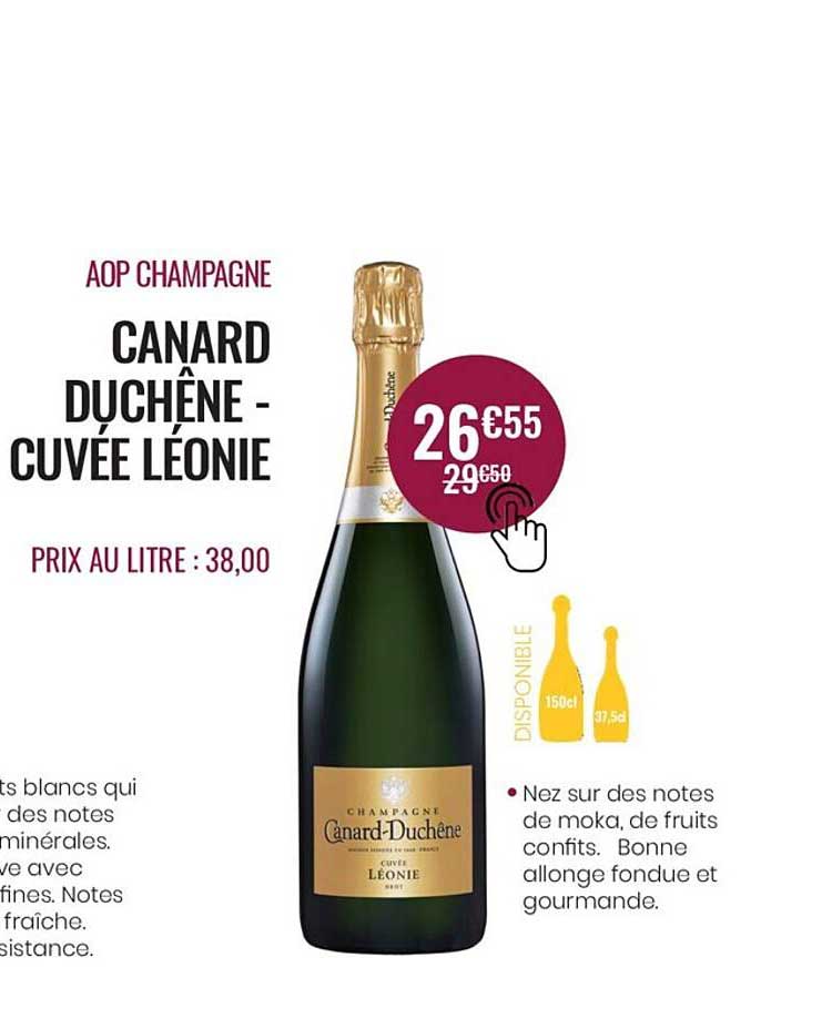 aop champagne canard duchêne - cuvée léonie