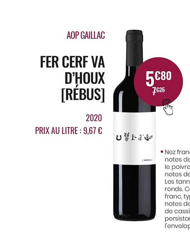 aop gaillac fer cerf va d'houx [rébus] 2020