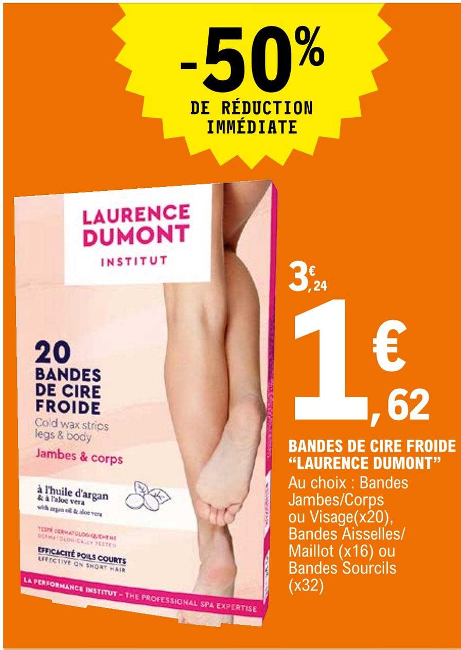 bandes de cire froide "laurence dumont"