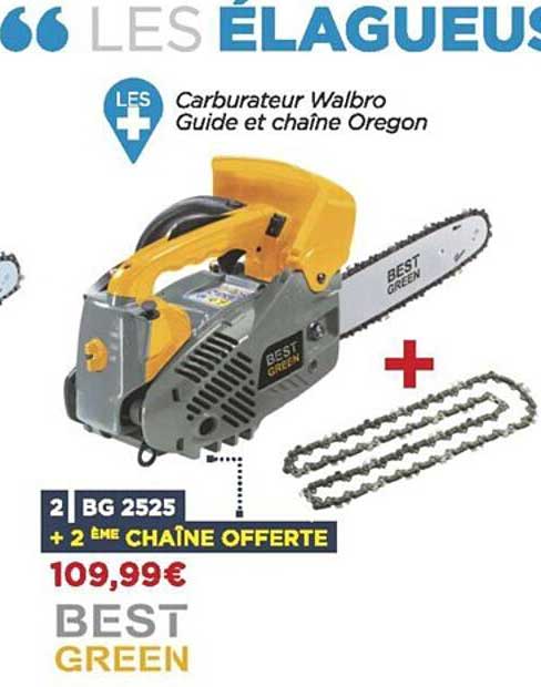 bg 2525 + 2ème chaîne offerte bestgreen