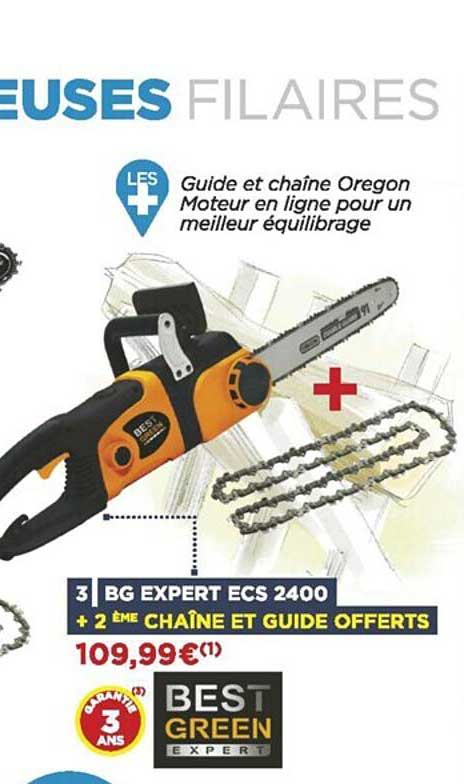 bg expert ecs 2400 + 2ème chaîne et guide offerts best green