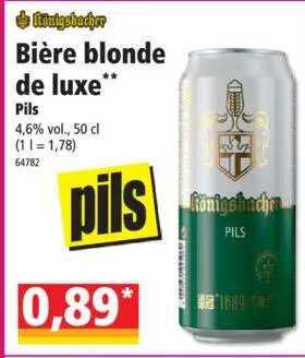 Bière Blonde De Luxe