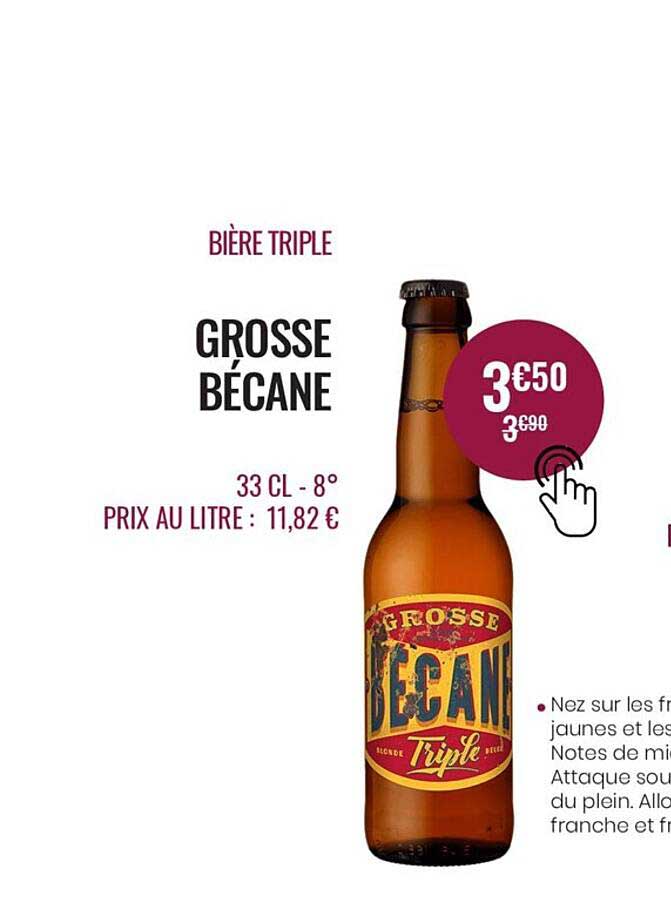 bière triple grosse bécane