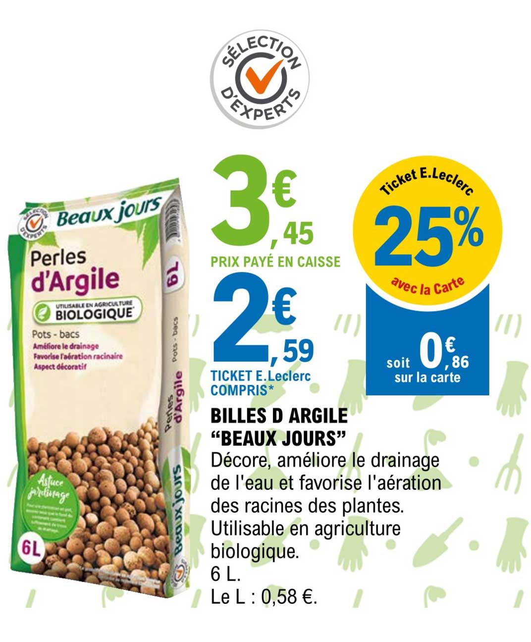 billes d'argile "beaux jours"