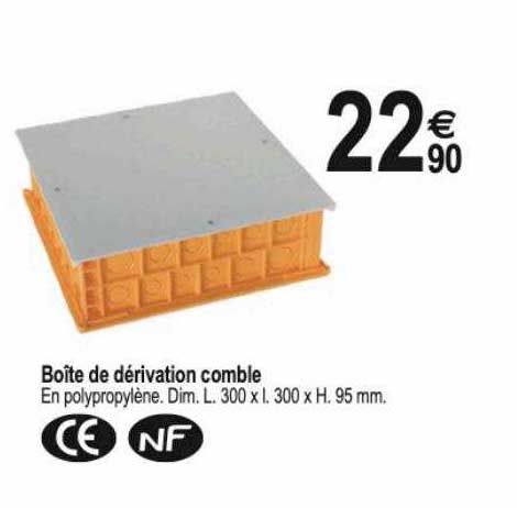 boîte de dérivation comble