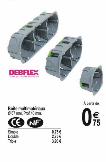 boîte multimatériaux debflex