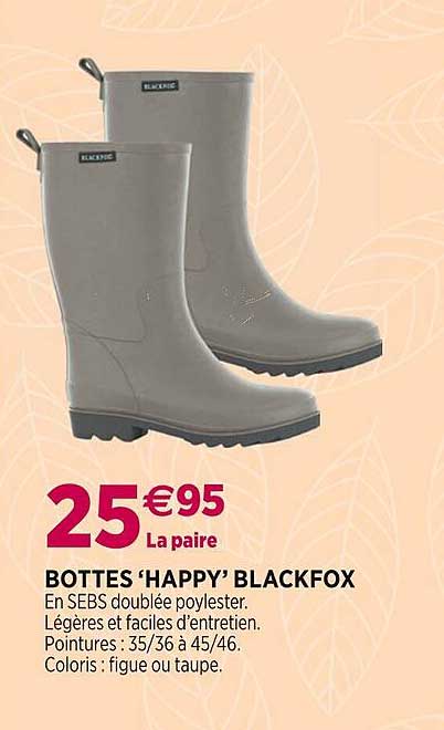 bottes "happy" blackfox