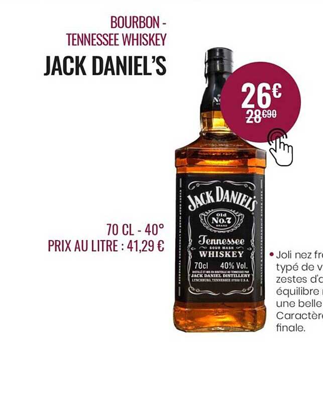 Bourbon - Tennessee Whiskey Jack Daniel's