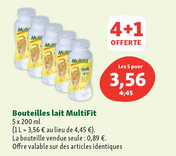 Bouteilles Lait MultiFit