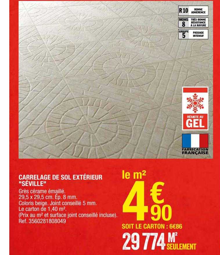 Carrelage De Sol Extérieur "séville"