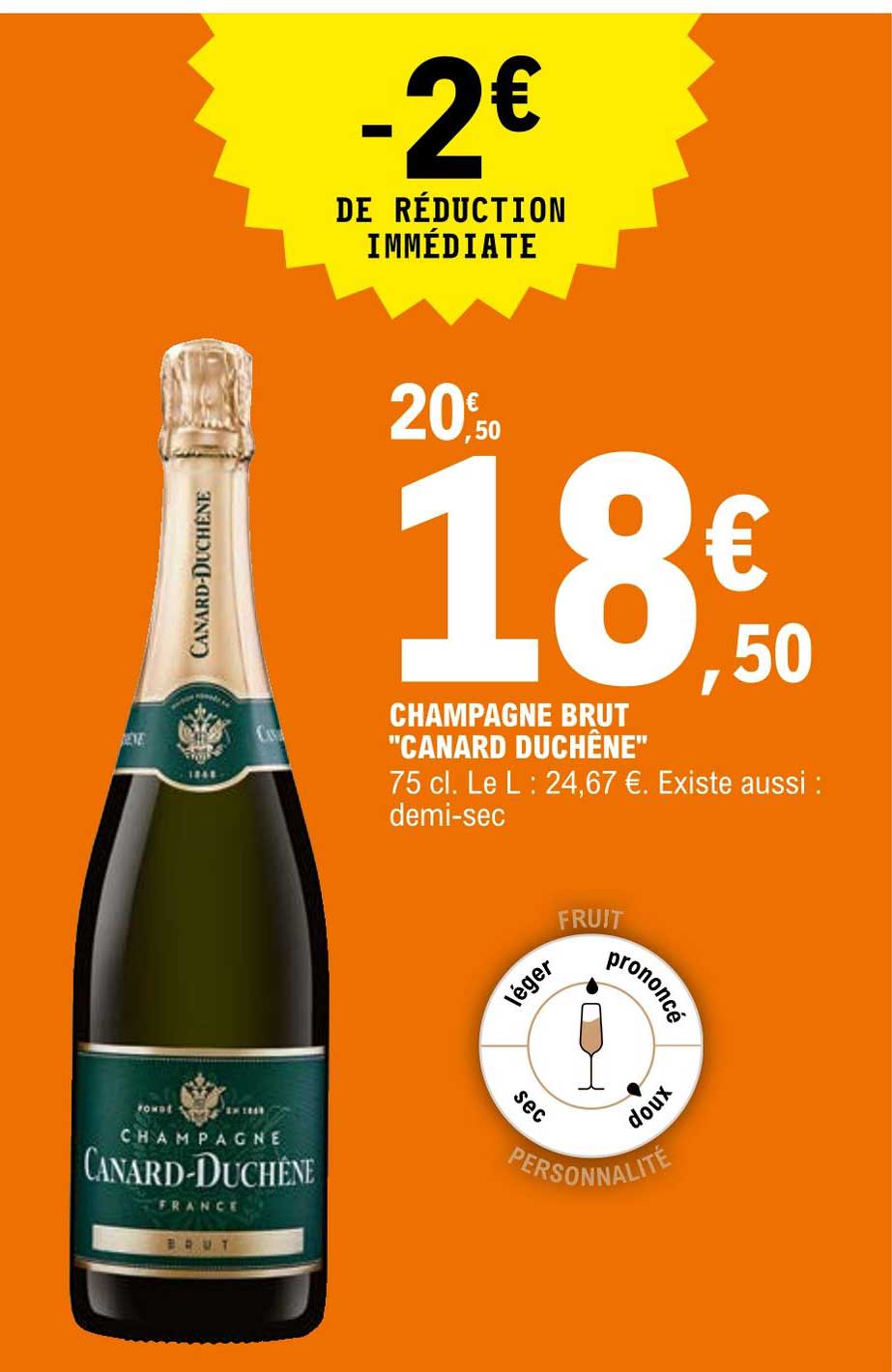 champagne brut "canard duchêne"