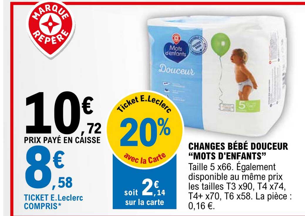 changes bébé douceur "mots d'enfants"