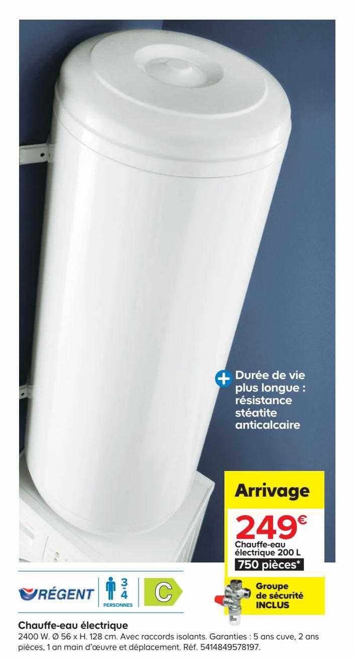 chauffe-eau électrique régent