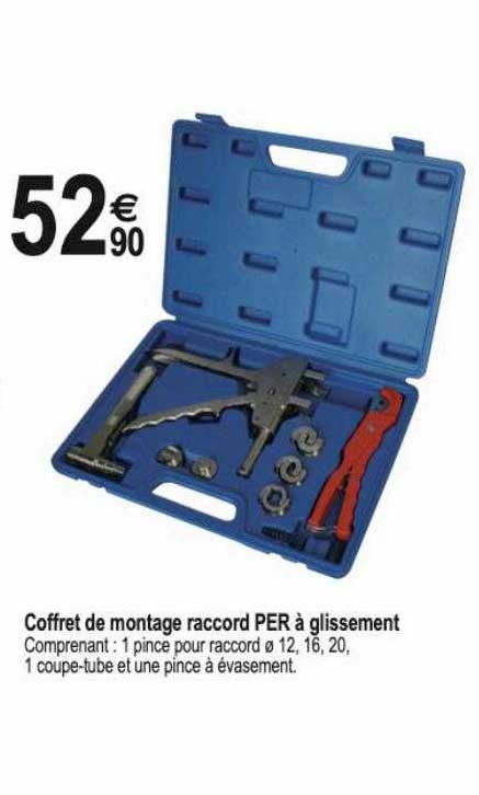 coffret de montage raccord per à glissement