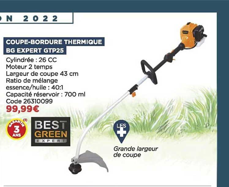 coupe-bordure thermique bg expert gtp25 best green expert