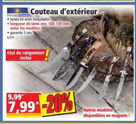 couteau d'extérieur