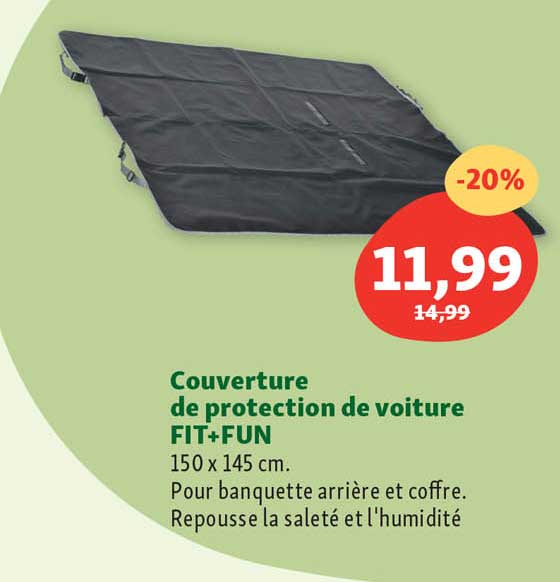 couverture de protection de voiture fit+fun