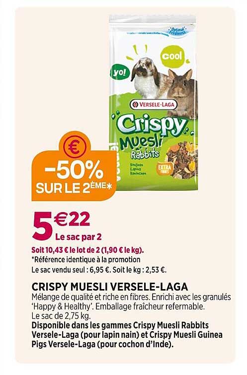 crispy muesli versele-laga