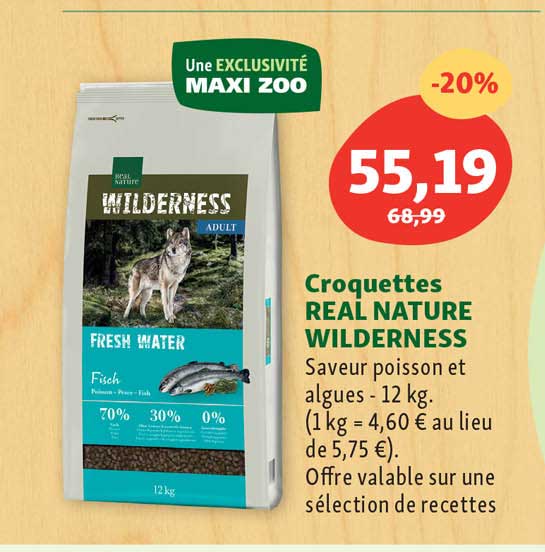 croquettes real nature wilderness