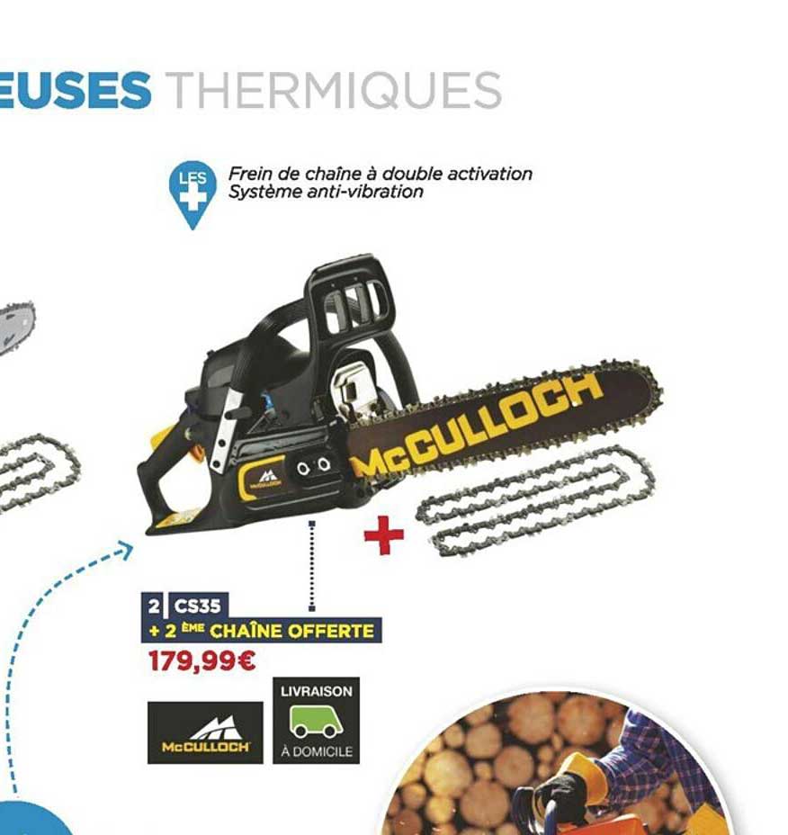 cs35 + 2ème chaîne offerte mcCulloch
