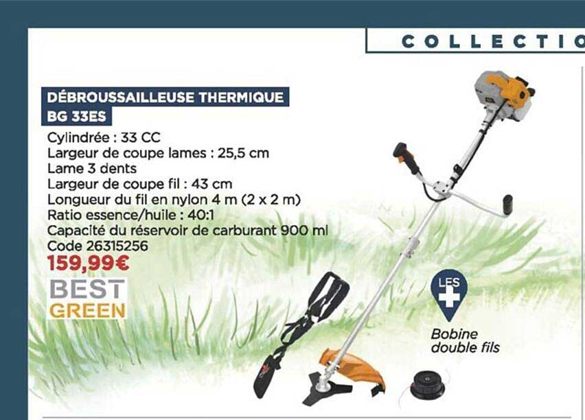 Débroussailleuse Thermique Bg 33es Best Green