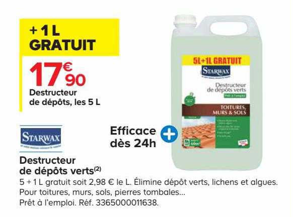 Destructeur De Dépôt Verts Starwax