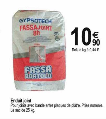 enduit joint gypsotech