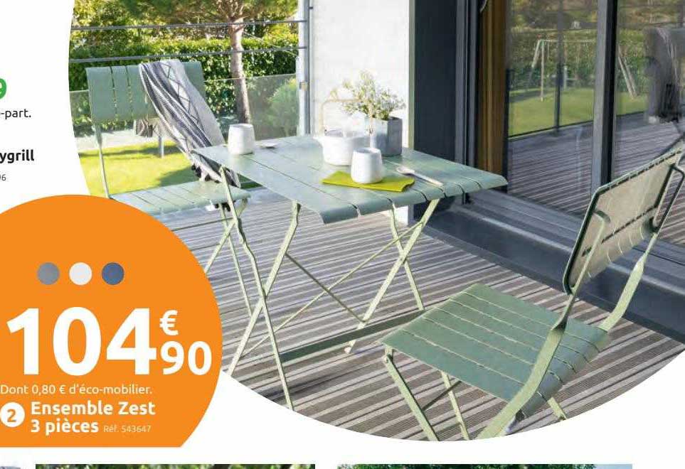 ensemble zest 3 pièces