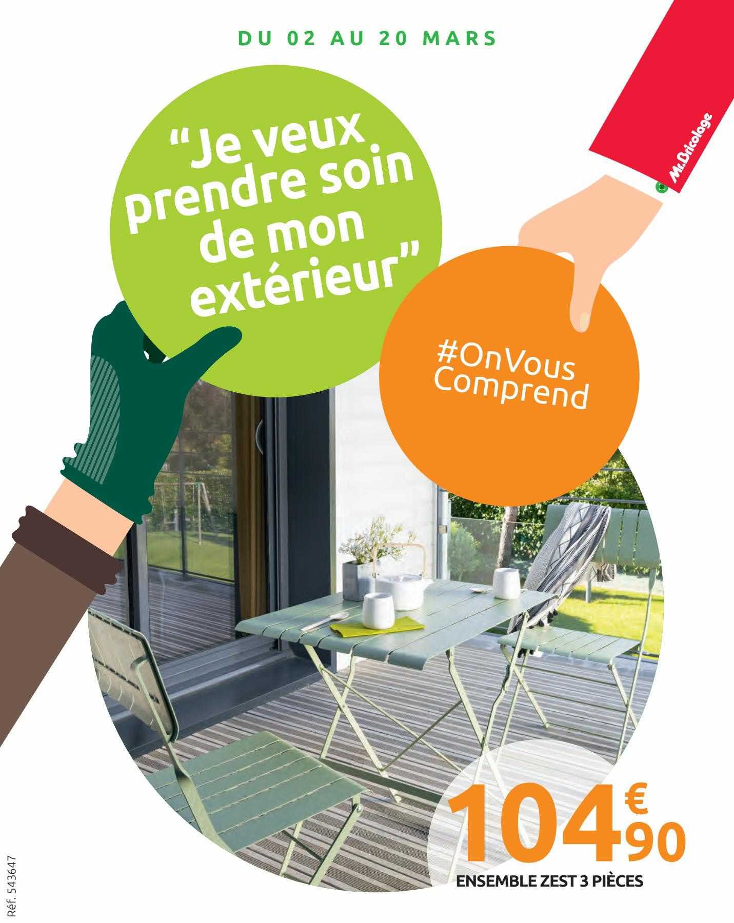 ensemble zest 3 pièces