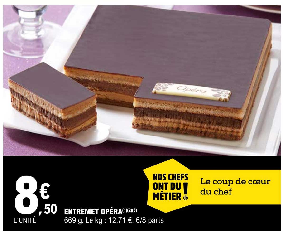 entremet opéra